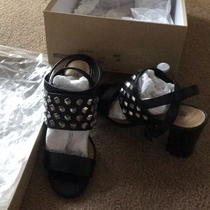 Michael Kors Black heels 👠 with studs